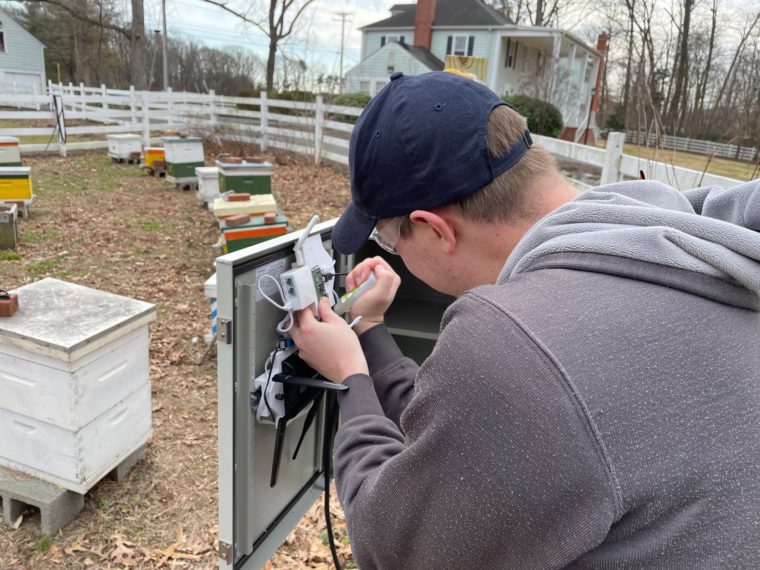 Smart Hive Install at GMU